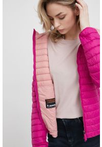 Invicta kurtka damska kolor różowy przejściowa. Kolor: różowy. Materiał: materiał, włókno. Wzór: gładki