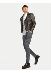 Jack & Jones - Jack&Jones Chinosy Marco 12249310 Szary Slim Fit. Kolor: szary. Materiał: syntetyk