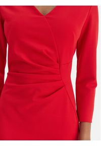 Rinascimento Sukienka koktajlowa CFC0126655003 Czerwony Slim Fit. Kolor: czerwony. Materiał: syntetyk. Styl: wizytowy #3