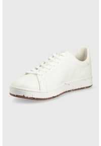 Armani Exchange sneakersy XUX133.XV526.00152 kolor biały. Nosek buta: okrągły. Zapięcie: sznurówki. Kolor: biały. Materiał: materiał, guma #5