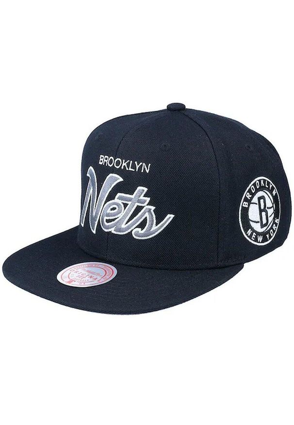 Czapka z daszkiem męska do koszykówki Mitchell & Ness NBA Brooklyn Nets. Kolor: czarny