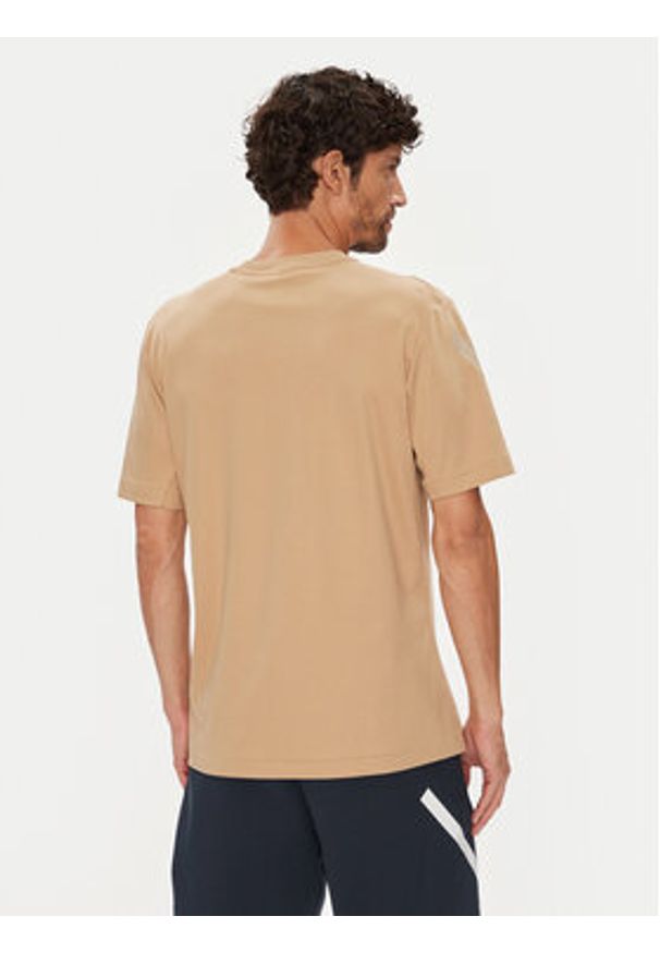 Adidas - adidas T-Shirt Z.N.E. JW4737 Beżowy Regular Fit. Kolor: beżowy. Materiał: bawełna