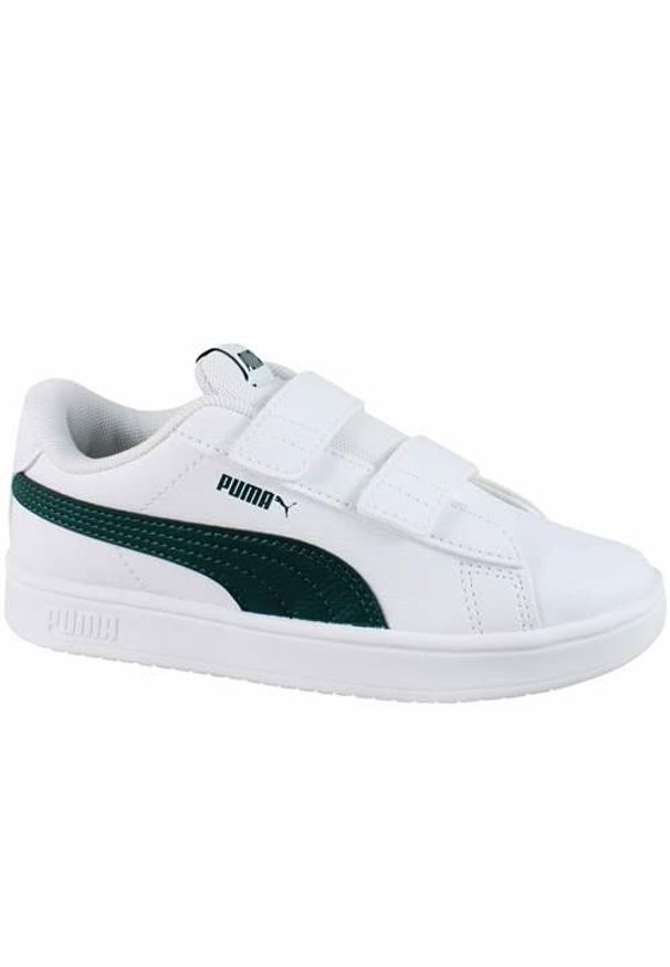 Buty do chodzenia dla dzieci Puma Rickie Classic. Zapięcie: rzepy. Kolor: biały. Materiał: guma, materiał, tkanina, syntetyk. Szerokość cholewki: normalna. Sport: turystyka piesza