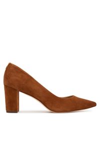 Lauren Ralph Lauren - LAUREN RALPH LAUREN Czółenka Kingad 802967743002 Brązowy. Kolor: brązowy. Materiał: zamsz, skóra