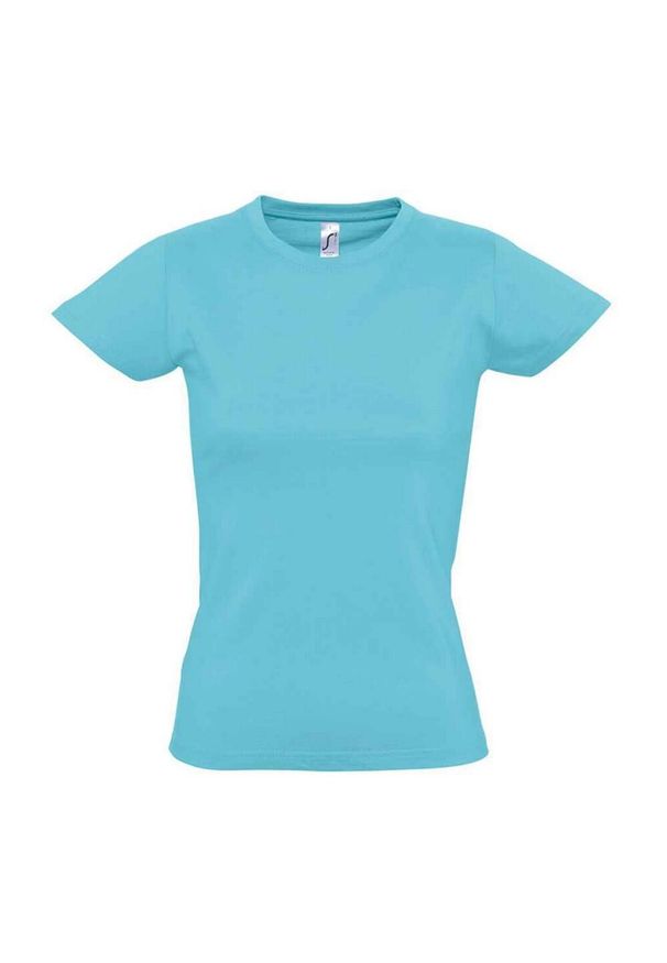 SOL'S - Koszulka Imperial Dla Kobiet. Kolor: szary, fioletowy, niebieski, wielokolorowy. Sport: turystyka piesza