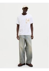 Jack & Jones T-Shirt Split 12272995 Biały Regular Fit. Kolor: biały. Materiał: bawełna #3