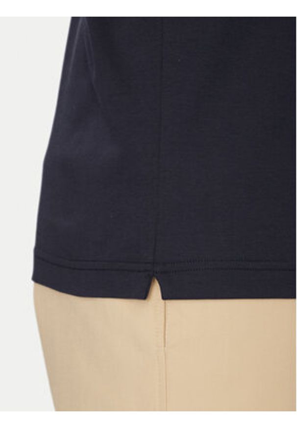 Baldessarini Polo B4 10044.5190 Granatowy Regular Fit. Typ kołnierza: polo. Kolor: niebieski. Materiał: bawełna