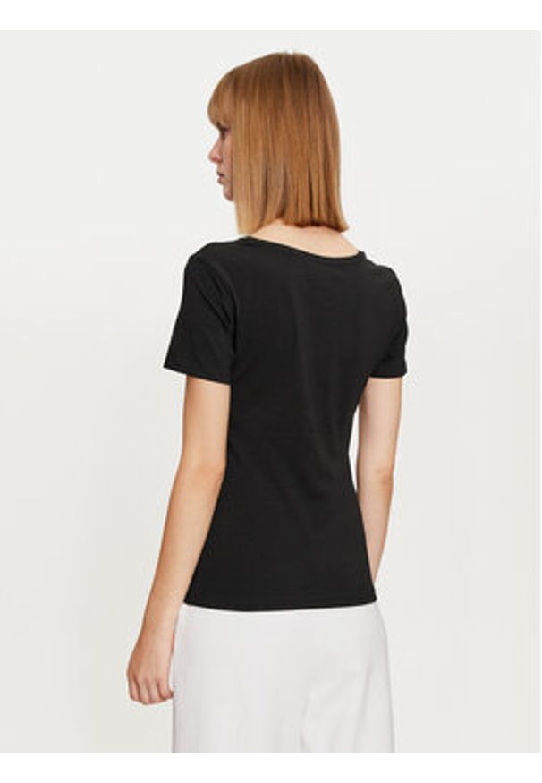 4f - 4F T-Shirt 4FWMM00TTSHF1846 Czarny Slim Fit. Kolor: czarny. Materiał: bawełna