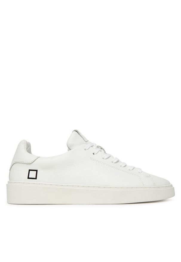D.A.T.E. Sneakersy Levante Mono M431-LV-MN Biały. Kolor: biały. Materiał: skóra