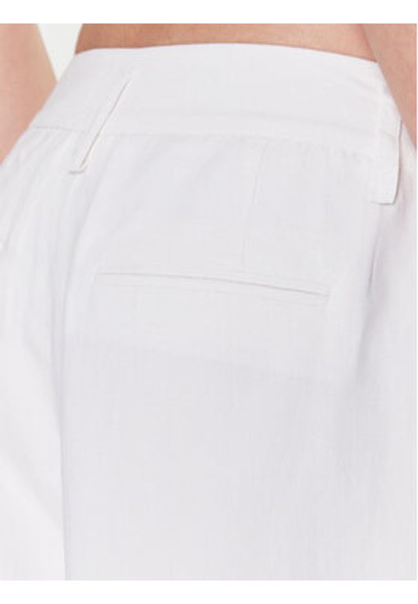 Herskind Spodnie materiałowe Lotus 4729840 Biały Regular Fit. Kolor: biały. Materiał: wiskoza