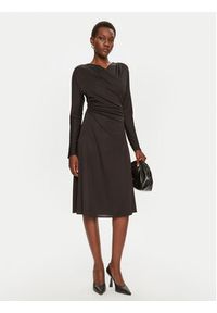 BOSS - Boss Sukienka koktajlowa Ettita 50523130 Czarny Slim Fit. Kolor: czarny. Materiał: syntetyk. Styl: wizytowy #3