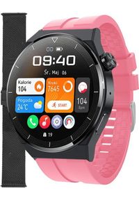Smartwatch Enter SAT.14.539.144-SET Różowy. Rodzaj zegarka: smartwatch. Kolor: różowy