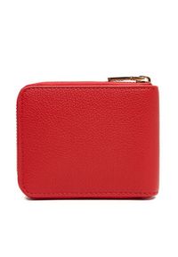 Love Moschino - LOVE MOSCHINO Mały Portfel Damski JC5639PP1NLD0500 Czerwony. Kolor: czerwony. Materiał: skóra