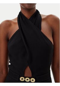 SIMONA CORSELLINI - Simona Corsellini Kombinezon P25CPTU00501 Czarny Regular Fit. Kolor: czarny. Materiał: wiskoza #5
