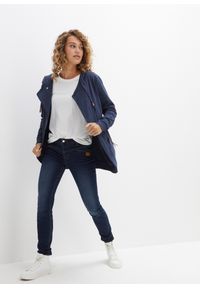 bonprix - Bluza rozpinana z kapturem. Typ kołnierza: kaptur. Kolor: niebieski
