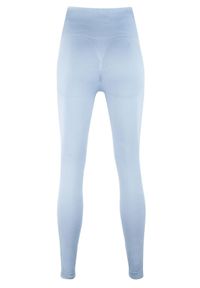 BESHAPED - Legginsy fitness damskie Beshaped Shape Up modelujące. Kolor: niebieski. Materiał: nylon. Sport: fitness