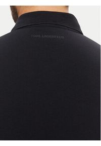 Karl Lagerfeld - KARL LAGERFELD Polo 745750 551221 Granatowy Regular Fit. Typ kołnierza: polo. Kolor: niebieski. Materiał: bawełna #4
