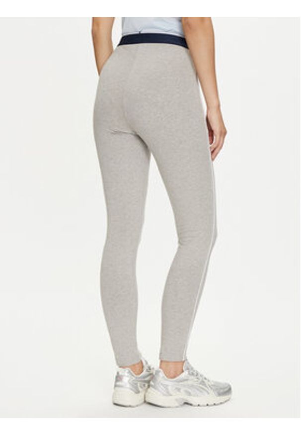Reebok Legginsy Rie 100037515 Szary Slim Fit. Kolor: szary. Materiał: bawełna