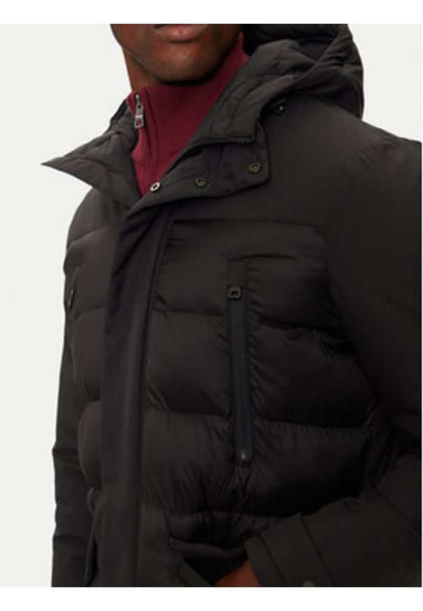 Geox Kurtka zimowa Sapienza M4628K TC188 F0284 Czarny Regular Fit. Kolor: czarny. Materiał: syntetyk. Sezon: zima