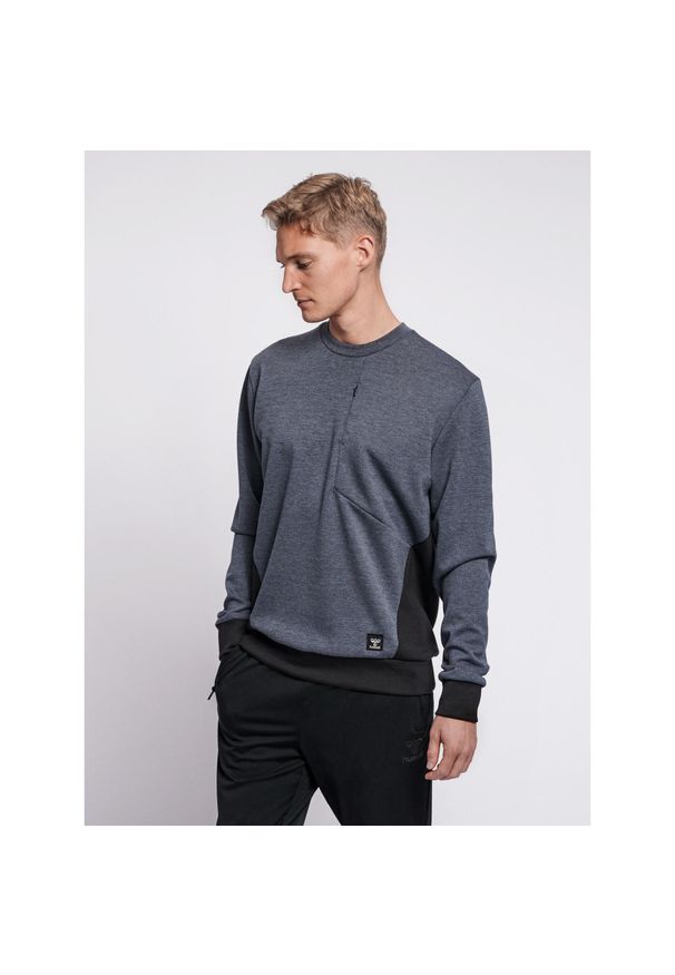 Bluza Hummel Tropper. Kolor: wielokolorowy, czarny, niebieski, szary