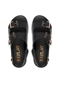Replay - REPLAY Sandały GWF5D .000.C0008S Czarny. Kolor: czarny. Materiał: skóra #5
