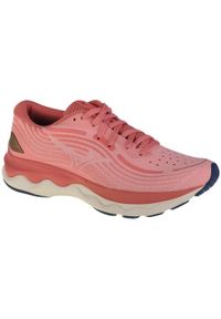 Buty do biegania damskie Mizuno Wave Skyrise 4. Kolor: różowy. Model: Mizuno Wave #1