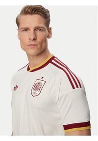 Adidas - adidas Koszulka techniczna JN4397 Biały Slim Fit. Kolor: biały. Materiał: syntetyk #3