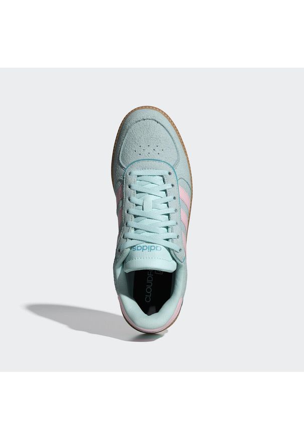 Adidas - Buty Breaknet Sleek. Kolor: różowy. Wzór: gładki. Styl: klasyczny, sportowy