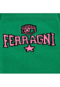 Chiara Ferragni Skarpety wysokie damskie 74SB0J04 Zielony. Kolor: zielony. Materiał: bawełna