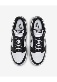 Nike Dunk Low Retro "Panda" Sneakersy męskie. Okazja: na co dzień, do pracy, na uczelnię. Kolor: biały. Materiał: guma, syntetyk, skóra. Szerokość cholewki: normalna. Sezon: lato #6