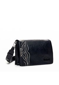 Desigual Torebka 25SAXP84 Czarny. Kolor: czarny. Materiał: skórzane #7