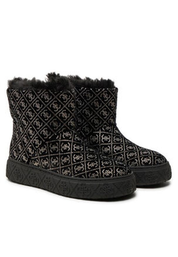 Guess Śniegowce Unitie FLFUTI FAM10 Czarny. Kolor: czarny. Materiał: materiał