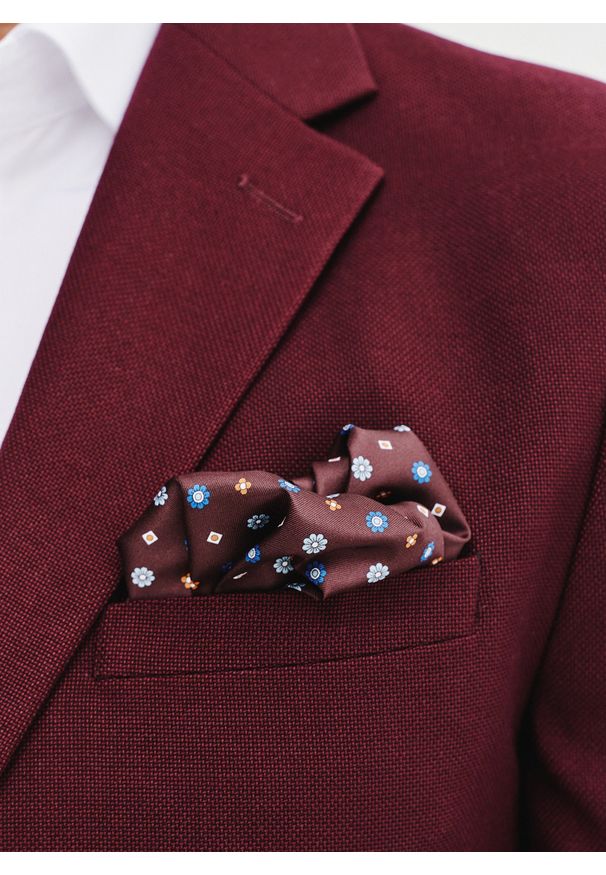 Pako Lorente - PAKO LORENTE – Marynarka garniturowa w kolorze bordowym. Okazja: na wesele, na co dzień, na ślub cywilny. Kolor: czerwony. Materiał: wiskoza, poliester, elastan. Wzór: gładki. Styl: casual