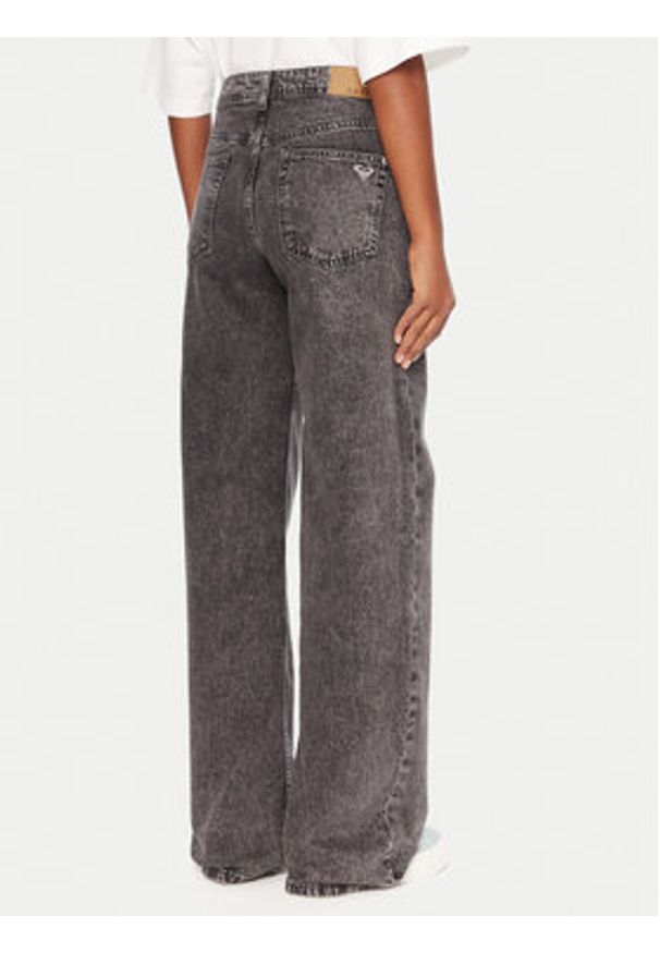 Roxy Jeansy Milla ERJDP03312 Szary Wide Leg. Kolor: szary