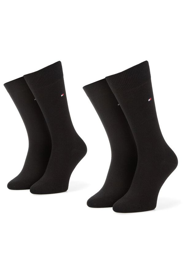 TOMMY HILFIGER - Skarpety długie Tommy Hilfiger. Kolor: czarny