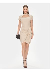 Guess Bluzka Elisea W4GP13 KAQL2 Beżowy Regular Fit. Kolor: beżowy