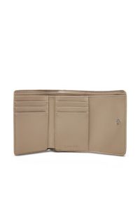 Calvin Klein Portfel damski Ck Must Aop Small Trifold W Zip LV04F1038G Beżowy. Kolor: beżowy. Materiał: skóra #3