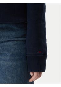 Tommy Jeans Bluza Heritage Logo DW0DW22821 Granatowy Regular Fit. Kolor: niebieski. Materiał: bawełna #3