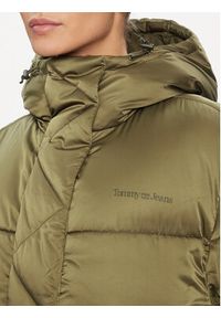 Tommy Jeans Płaszcz zimowy Satin DW0DW16587 Zielony Relaxed Fit. Kolor: zielony. Materiał: syntetyk. Sezon: zima #3