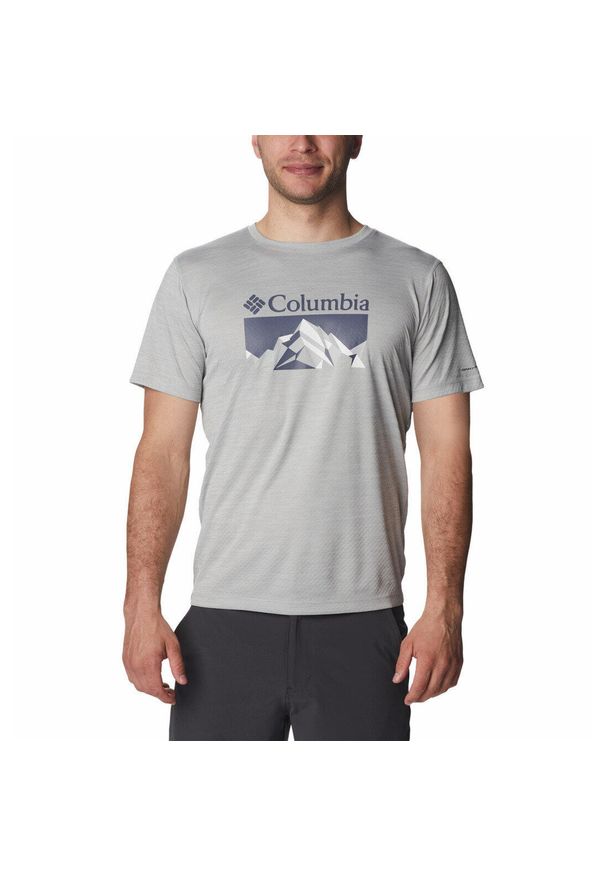 columbia - Koszulka Męska Columbia Zero Rules Short Sleeve T-Shirt. Kolor: szary. Długość rękawa: krótki rękaw. Długość: krótkie