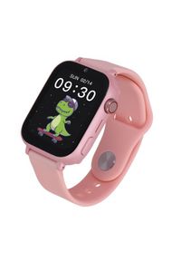 GARETT - Smartwatch Garett Kids N!ce Pro 4G różowy. Rodzaj zegarka: smartwatch. Kolor: różowy. Styl: młodzieżowy, retro