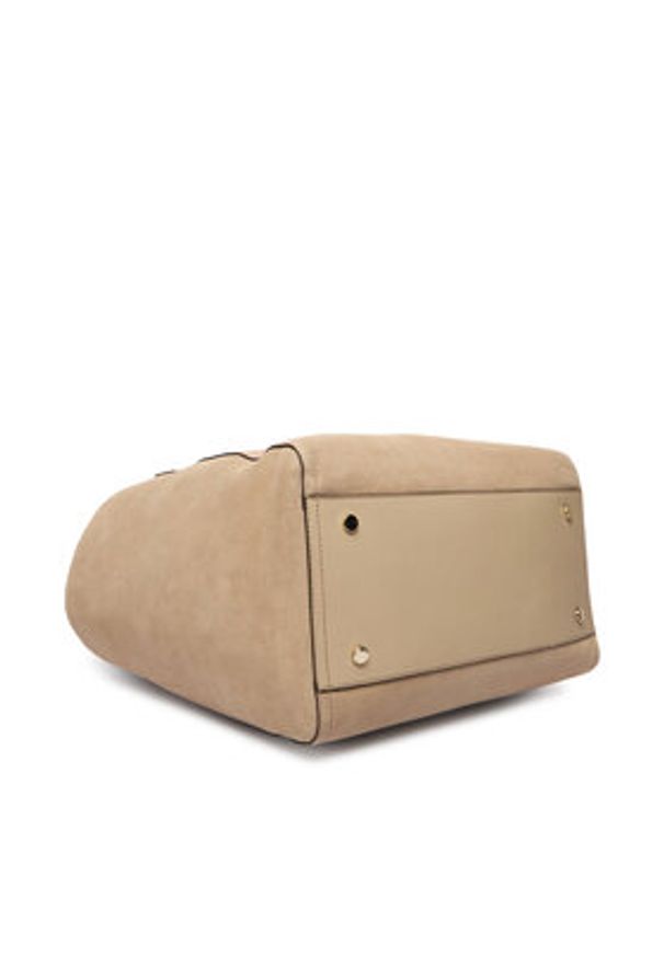 BOSS Torebka 50564663 Beżowy. Kolor: beżowy. Materiał: skórzane