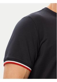 Beverly Hills Polo Club T-Shirt P-SS26M-TS0112 Granatowy Regular Fit. Typ kołnierza: polo. Kolor: niebieski. Materiał: bawełna #4