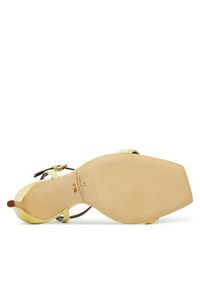 Elisabetta Franchi Sandały SA57L51E2 DC7 Żółty. Kolor: żółty. Materiał: skóra #4