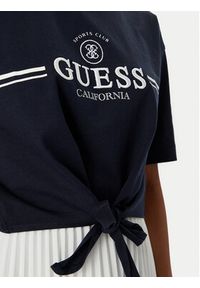Guess T-Shirt V6GI20 K3509 Granatowy Regular Fit. Kolor: niebieski. Materiał: bawełna #5
