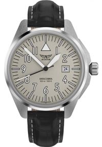 AVIATOR - Zegarek Aviator Zegarek męski Aviator V.1.38.0.320.4 czarny. Kolor: czarny #1