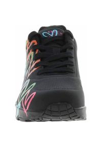 skechers - Buty do chodzenia damskie Skechers Uno Highlight Lovei. Zapięcie: sznurówki. Kolor: czarny. Materiał: materiał, syntetyk. Szerokość cholewki: normalna. Sport: turystyka piesza
