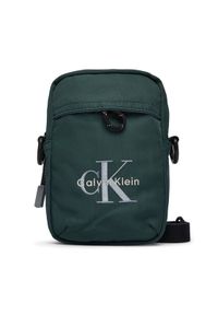 Calvin Klein Saszetka Bold Logo Nylon Slim Reporter LV04D3231G Zielony. Kolor: zielony. Materiał: materiał #1