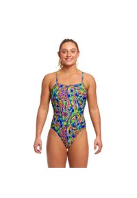 Strój do pływania FUNKITA Spin The Bottle - Single Strap. Kolor: wielokolorowy
