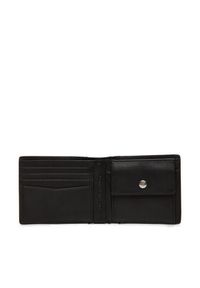 Calvin Klein Portfel męski K50K512594 Czarny. Kolor: czarny. Materiał: skóra